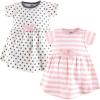 Baby Toddler Pink Gray Scribble Short Sleeve