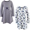 Youth Navy Floral Long Sleeve
