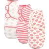 imageTouched by Nature Unisex Baby Organic Cotton Swaddle Wraps Boho Fox 03 MonthsTulip