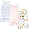 imageTouched by Nature babyboys Organic Cotton RompersFlutter Garden