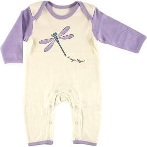 imageTouched by Nature Baby Girls Organic Cotton CoverallsDragonfly 1pack