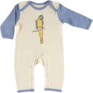 imageTouched by Nature Baby Girls Organic Cotton CoverallsParrot 1pack