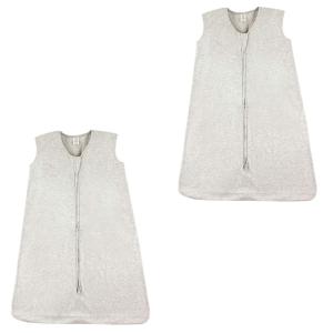 imageTouched by Nature Baby Organic Cotton Sleeveless Wearable Sleeping Bag Sack Blanket Moon 2Pack 1218 MonthsHeather Gray 2pack
