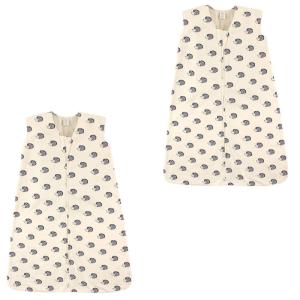imageTouched by Nature Baby Organic Cotton Sleeveless Wearable Sleeping Bag Sack Blanket Moon 2Pack 1218 MonthsHedgehog 2pack
