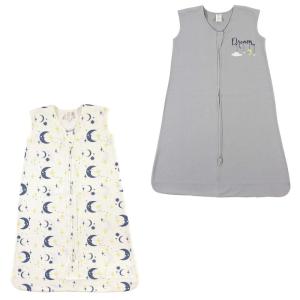 imageTouched by Nature Baby Organic Cotton Sleeveless Wearable Sleeping Bag Sack Blanket Moon 2Pack 1218 MonthsMoon and Dream 2pack