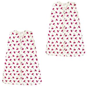 imageTouched by Nature Baby Organic Cotton Sleeveless Wearable Sleeping Bag Sack Blanket Moon 2Pack 1218 MonthsPetals 2pack