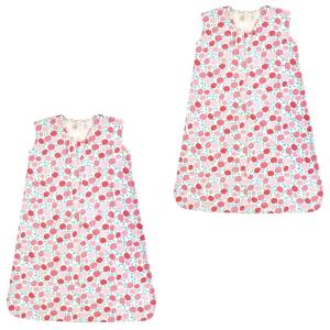 imageTouched by Nature Baby Organic Cotton Sleeveless Wearable Sleeping Bag Sack Blanket Moon 2Pack 1218 MonthsRosebud 2pack