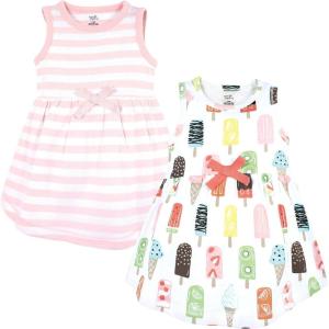 imageTouched by Nature Girls One Size Organic Cotton Short LongSleeve DressesPopsicle