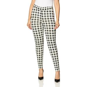 imageTouched by Nature Girls Women Organic Cotton LeggingsBlack Plaid