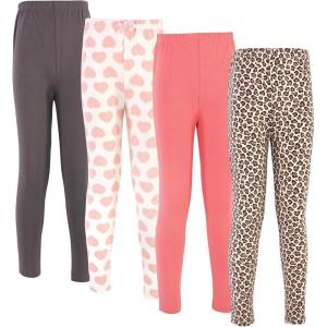 imageTouched by Nature Girls Women Organic Cotton LeggingsLeopard Hearts