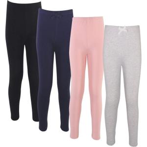 imageTouched by Nature Girls Women Organic Cotton LeggingsSolid Pink Navy