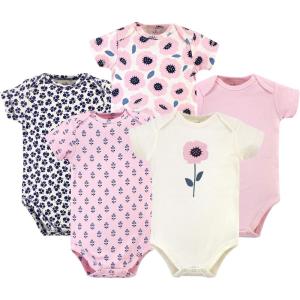 imageTouched by Nature Unisex Baby Organic Cotton BodysuitsBlossoms
