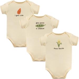 imageTouched by Nature Unisex Baby Organic Cotton BodysuitsCorn 3pack