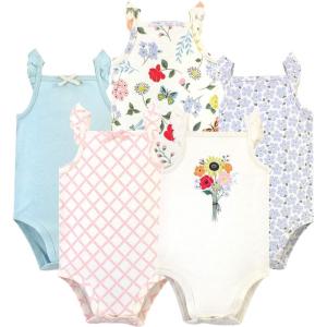 imageTouched by Nature Unisex Baby Organic Cotton BodysuitsFlutter Garden