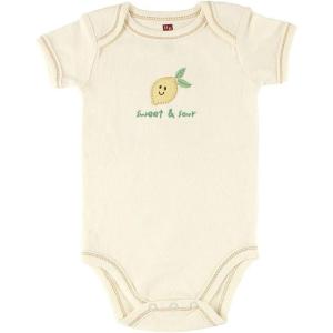 imageTouched by Nature Unisex Baby Organic Cotton BodysuitsLemon