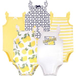imageTouched by Nature Unisex Baby Organic Cotton BodysuitsLemon Tree