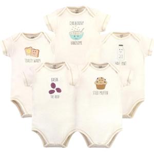 imageTouched by Nature Unisex Baby Organic Cotton BodysuitsMuffin