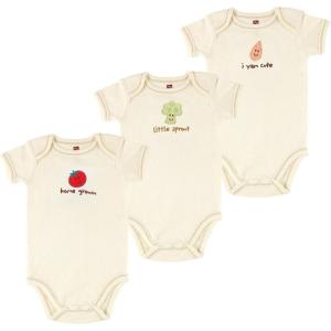 imageTouched by Nature Unisex Baby Organic Cotton BodysuitsTomato