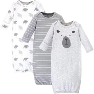 imageTouched by Nature Unisex Baby Organic Cotton GownsBear