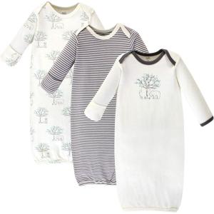 imageTouched by Nature Unisex Baby Organic Cotton GownsBirch Tree