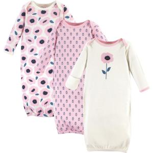 imageTouched by Nature Unisex Baby Organic Cotton GownsBlossoms