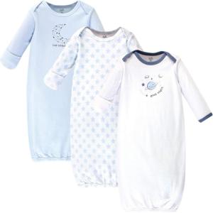 imageTouched by Nature Unisex Baby Organic Cotton GownsBlue Constellation