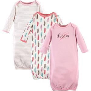 imageTouched by Nature Unisex Baby Organic Cotton GownsFeathers