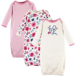 imageTouched by Nature Unisex Baby Organic Cotton GownsGarden Floral