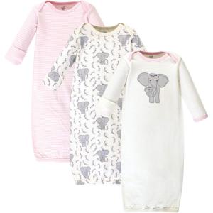 imageTouched by Nature Unisex Baby Organic Cotton GownsGirl Elephant