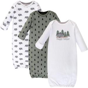 imageTouched by Nature Unisex Baby Organic Cotton GownsHappy Camper