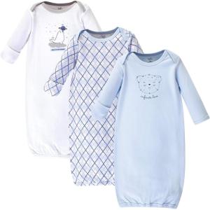 imageTouched by Nature Unisex Baby Organic Cotton GownsInfinite Love Bear