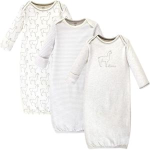 imageTouched by Nature Unisex Baby Organic Cotton GownsLlama