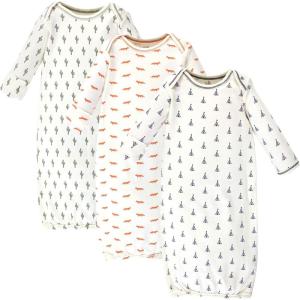 imageTouched by Nature Unisex Baby Organic Cotton GownsPrints Tribal