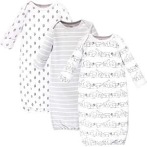 imageTouched by Nature Unisex Baby Organic Cotton GownsSafari