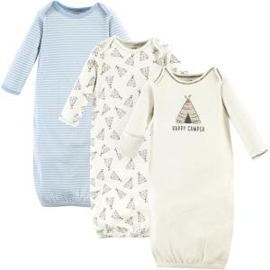 imageTouched by Nature Unisex Baby Organic Cotton GownsTeepee