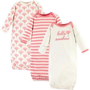 imageTouched by Nature Unisex Baby Organic Cotton GownsTulip