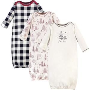 imageTouched by Nature Unisex Baby Organic Cotton GownsWinter Woodland