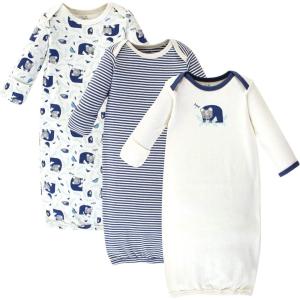 imageTouched by Nature Unisex Baby Organic Cotton GownsWoodland