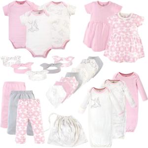 imageTouched by Nature Unisex Baby Organic Cotton Layette Set and GiftsetBird