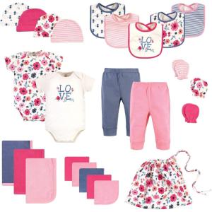 imageTouched by Nature Unisex Baby Organic Cotton Layette Set and GiftsetBlue Garden Floral