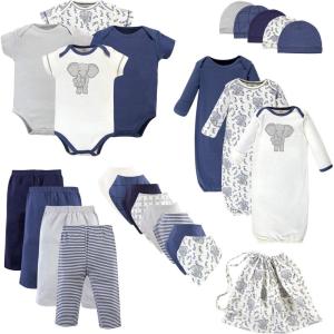 imageTouched by Nature Unisex Baby Organic Cotton Layette Set and GiftsetElephant