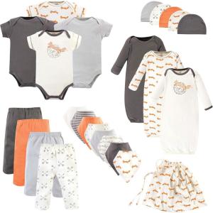 imageTouched by Nature Unisex Baby Organic Cotton Layette Set and GiftsetFox