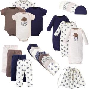 imageTouched by Nature Unisex Baby Organic Cotton Layette Set and GiftsetHedgehog