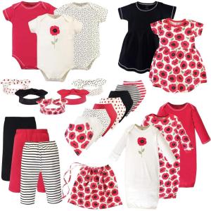 imageTouched by Nature Unisex Baby Organic Cotton Layette Set and GiftsetPoppy