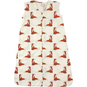 imageTouched by Nature Unisex Baby Organic Cotton Sleeveless Wearable Sleeping Bag Sack Blanket Birch Tree 612 MonthsBoho Fox