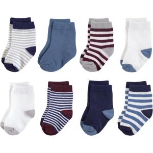 imageTouched by Nature Unisex Baby Organic Cotton SocksBurgundy Navy