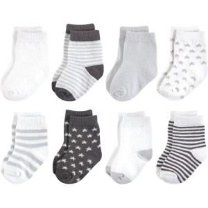 imageTouched by Nature Unisex Baby Organic Cotton SocksCharcoal Stars