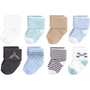imageTouched by Nature Unisex Baby Organic Cotton SocksCharcoal Teepee