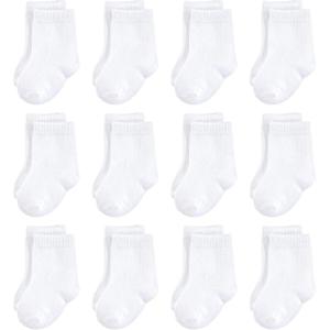 imageTouched by Nature Unisex Baby Organic Cotton SocksWhite 12pack
