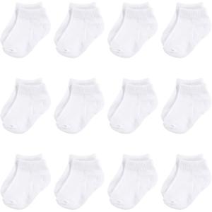 imageTouched by Nature Unisex Baby Organic Cotton SocksWhite No Show